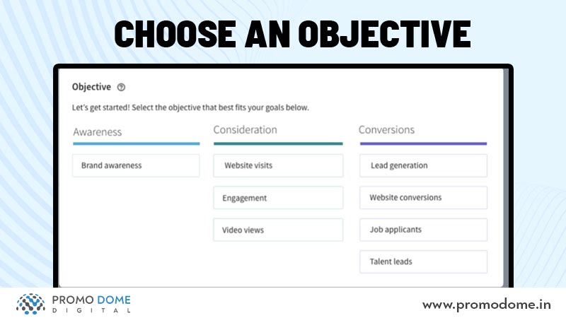 select-an-objective-linkedin 