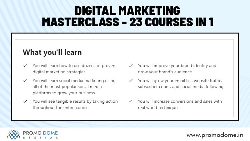 Digital Marketing Masterclass - 23 courses in 1